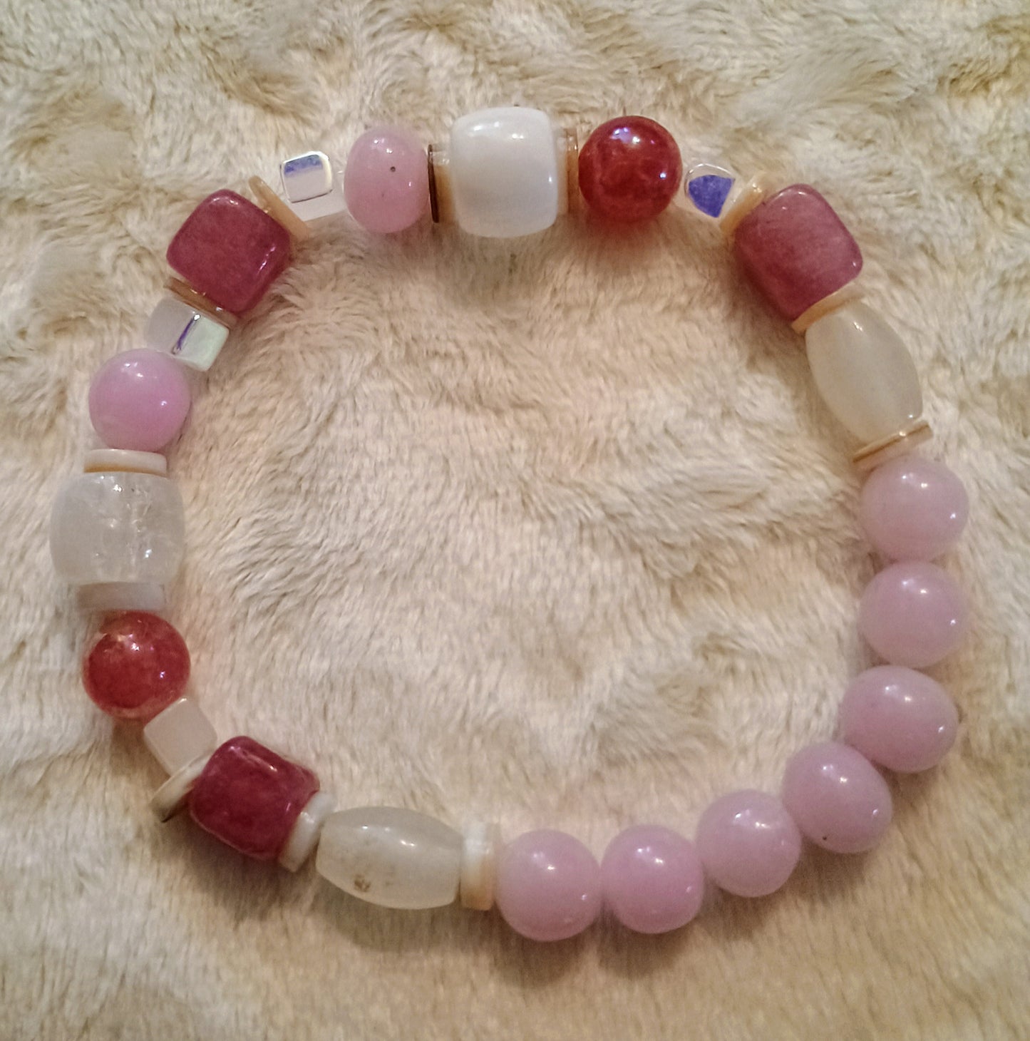 Rose Quartz Bracelets & Earrings Bundle Valentine's Day Collection