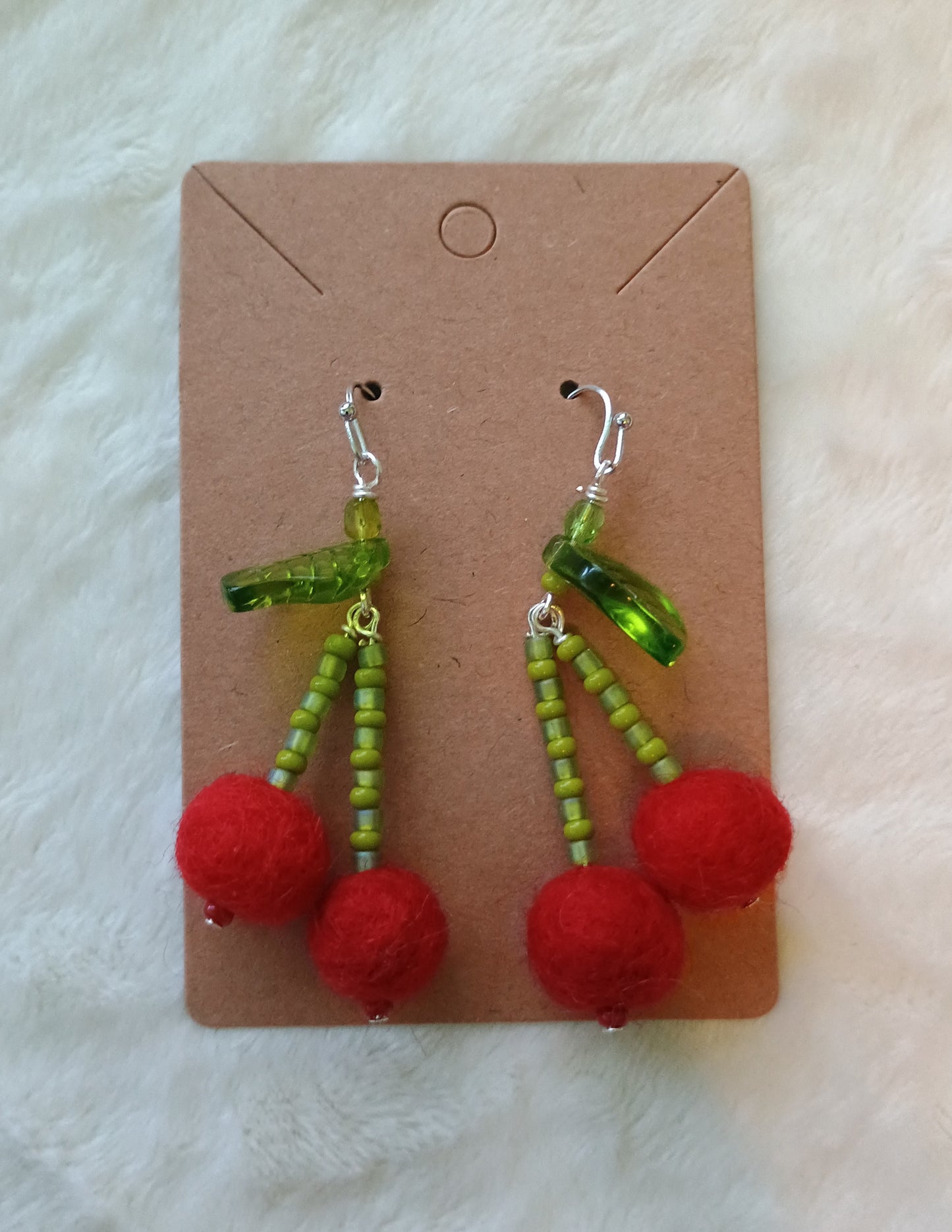 Sweet as Cherry Wine Earrings