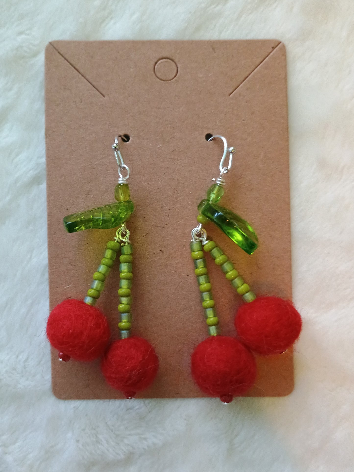 Sweet as Cherry Wine Earrings