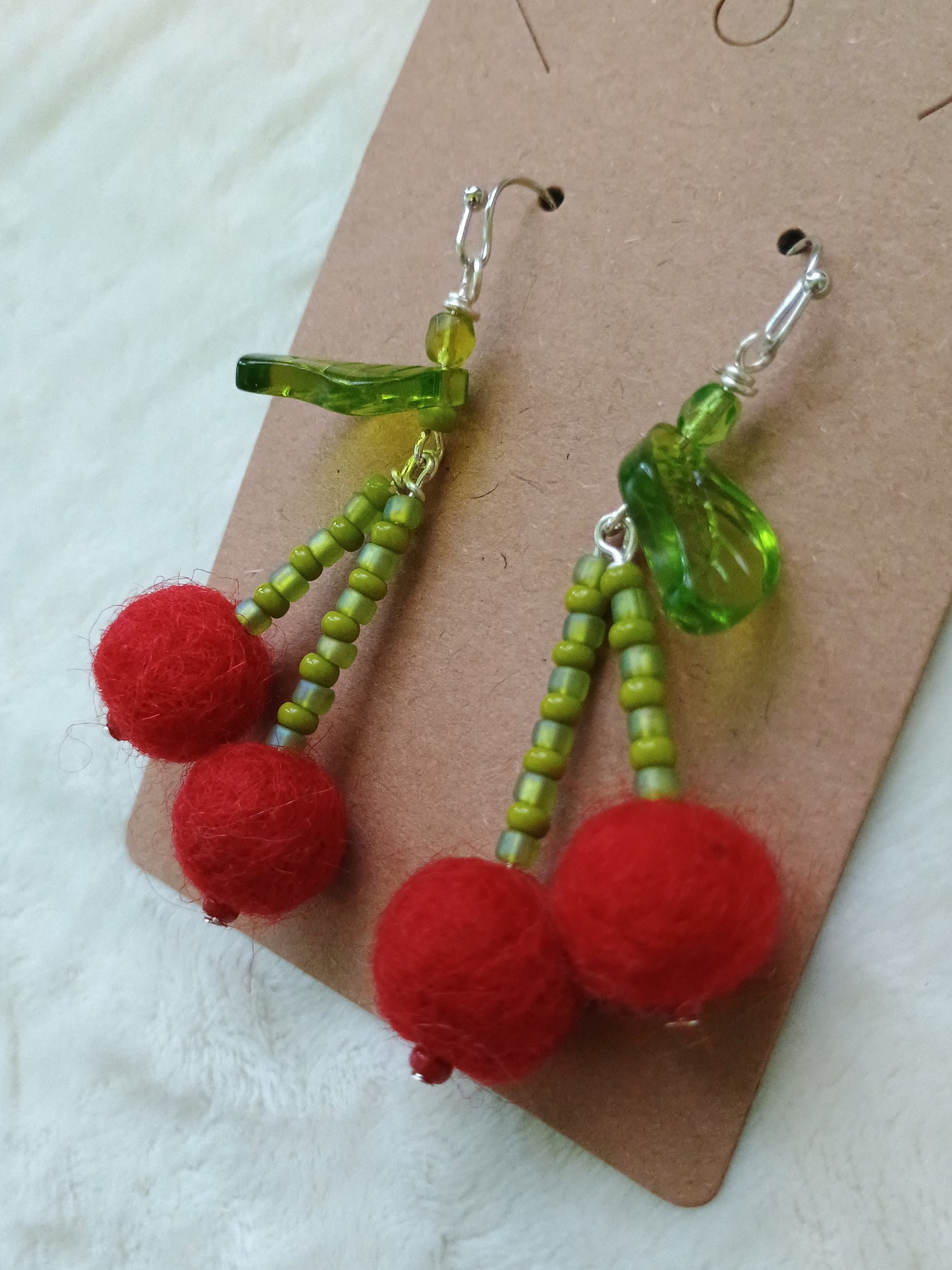 Sweet as Cherry Wine Earrings