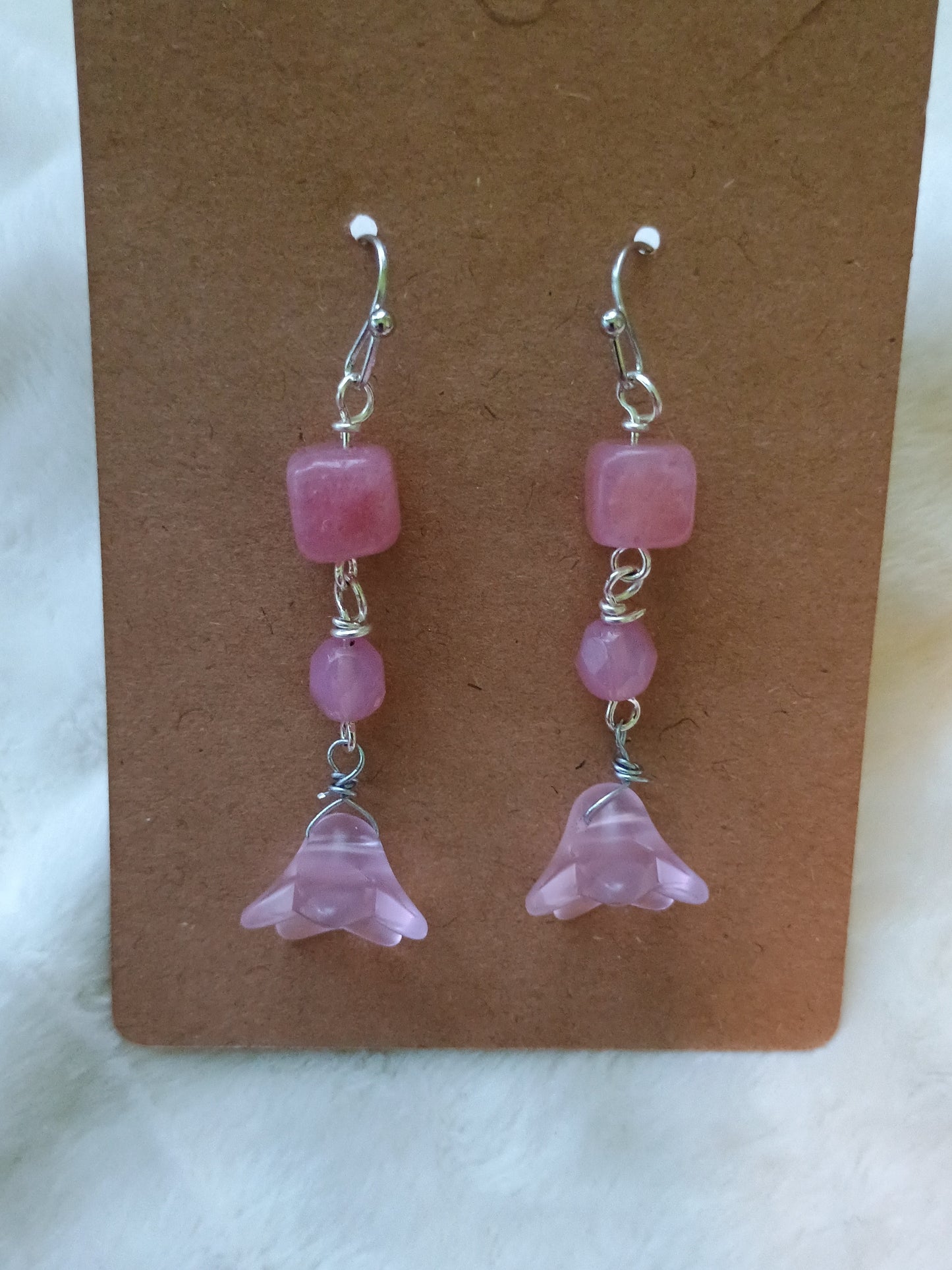 Rose Quartz Earrings