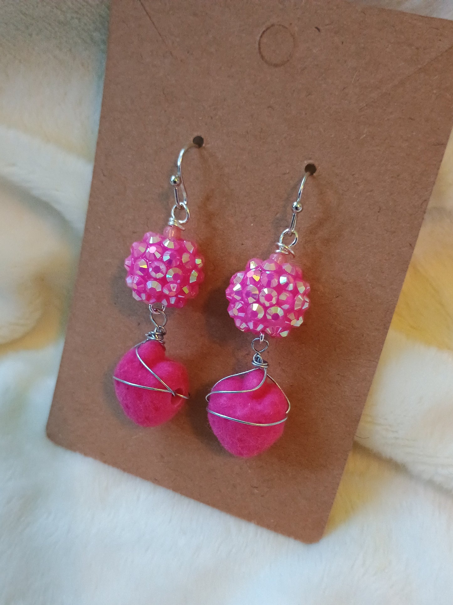 Sugared Strawberry Earrings