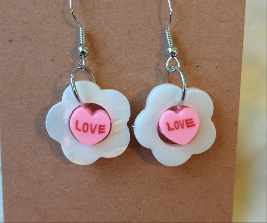 Candy Heart Earrings