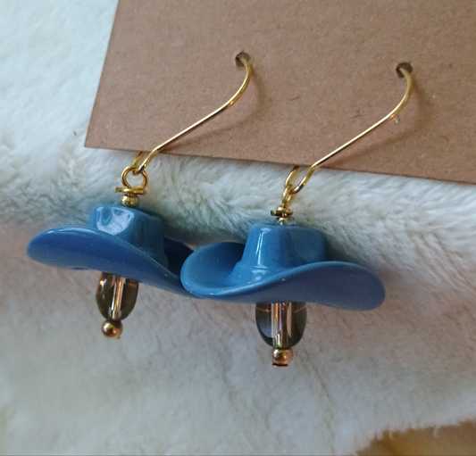 Hey Cowgirl Hey ~ Blue Sky Bigger in Texas Earrings