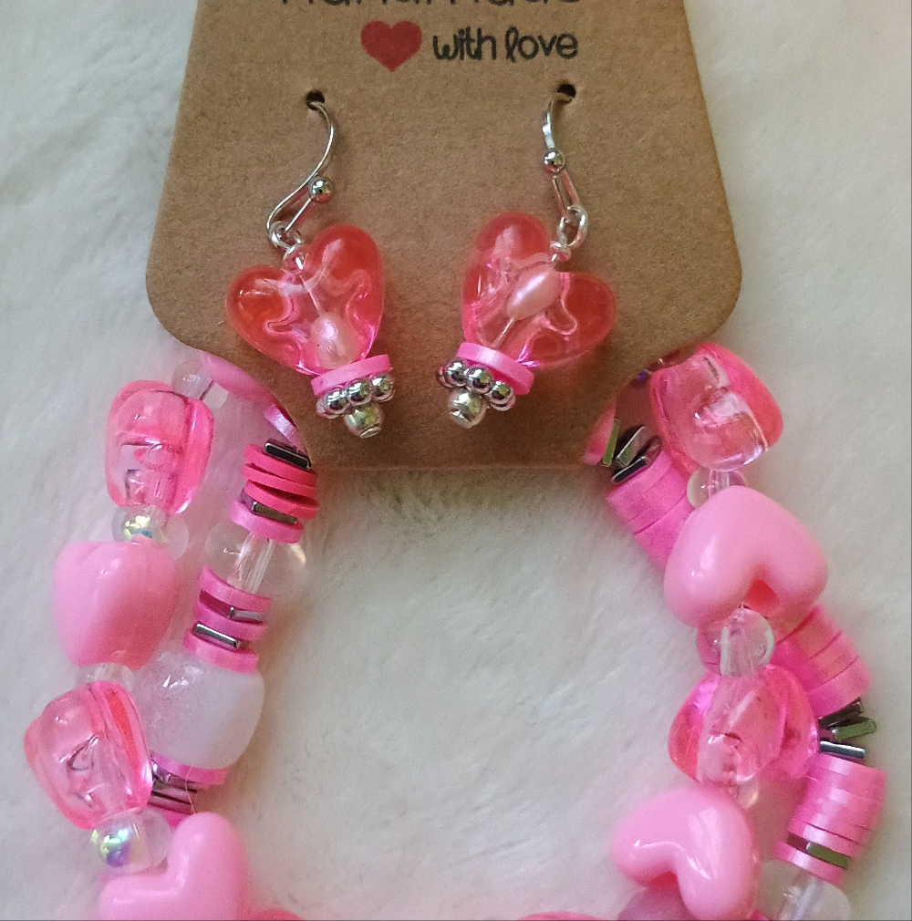 Strawberry Shortcake ~ Bracelets & Earrings Bundle