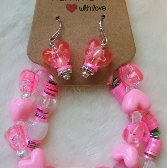 Strawberry Shortcake ~ Bracelets & Earrings Bundle